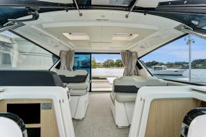 cockpit, Aquila 36 Sport, power catamaran for sale