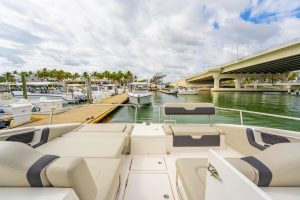 cockpit, Aquila 36 Sport, power catamaran for sale