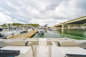 cockpit, Aquila 36 Sport, power catamaran for sale