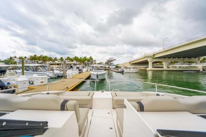 cockpit, Aquila 36 Sport, power catamaran for sale