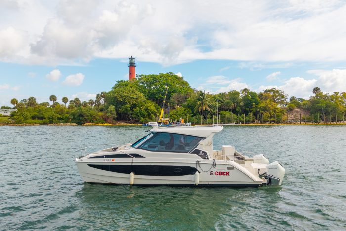 exterior, Aquila 36 Sport, power catamaran for sale