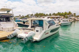 exterior, Aquila 36 Sport, power catamaran for sale