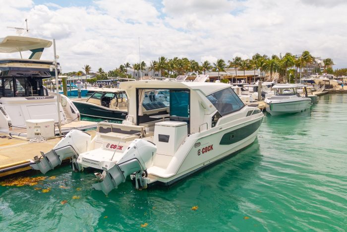 exterior, Aquila 36 Sport, power catamaran for sale