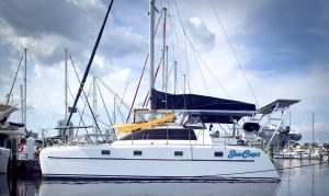 exterior, Endeavour 35 Victory, catamaran for sale