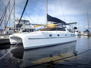 exterior, Endeavour 35 Victory, catamaran for sale