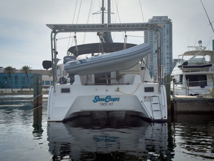 exterior, Endeavour 35 Victory, catamaran for sale