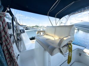 cockpit, Endeavour 35 Victory, catamaran for sale