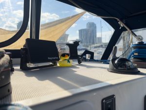 helm, Endeavour 35 Victory, catamaran for sale