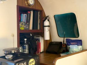 navigation station, Endeavour 35 Victory, catamaran for sale