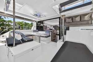 salon, Leopard 40, catamaran for sale