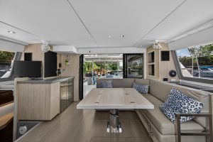 salon, Leopard 40, catamaran for sale