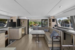 salon, Leopard 40, catamaran for sale