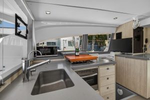 interior, Leopard 40, catamaran for sale