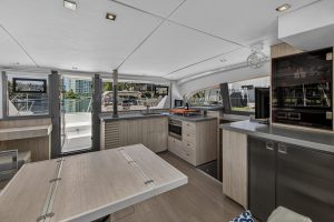 salon, Leopard 40, catamaran for sale