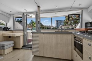 salon, Leopard 40, catamaran for sale