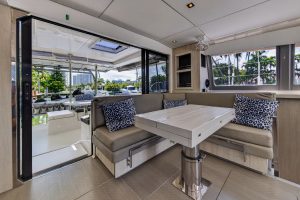 salon, Leopard 40, catamaran for sale