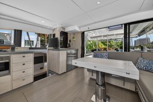 salon, Leopard 40, catamaran for sale