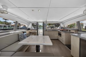 salon, Leopard 40, catamaran for sale