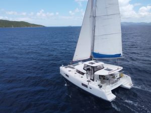 underway, Lagoon 42, catamaran for sale