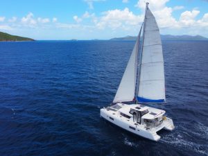 underway, Lagoon 42, catamaran for sale