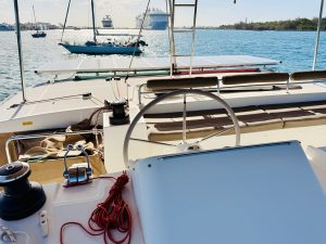 helm, Lagoon 450, catamaran for sale