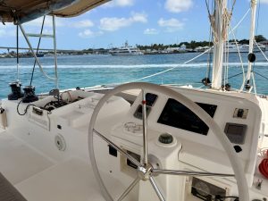 helm, Lagoon 450, catamaran for sale