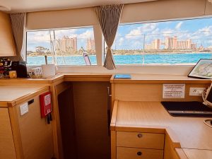 navigation station, Lagoon 450, catamaran for sale