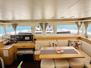 salon, Lagoon 450, catamaran for sale