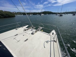deck, Prout 37 Snowgoose, catamaran for sale