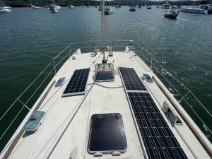 deck, Prout 37 Snowgoose, catamaran for sale