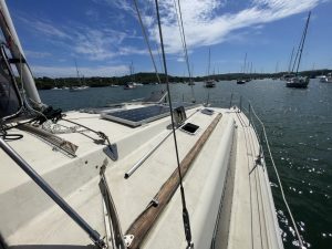 deck, Prout 37 Snowgoose, catamaran for sale