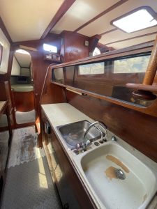 interior, Prout 37 Snowgoose, catamaran for sale