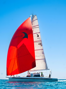 underway, SwissCat 55, catamaran for sale