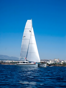 underway, SwissCat 55, catamaran for sale