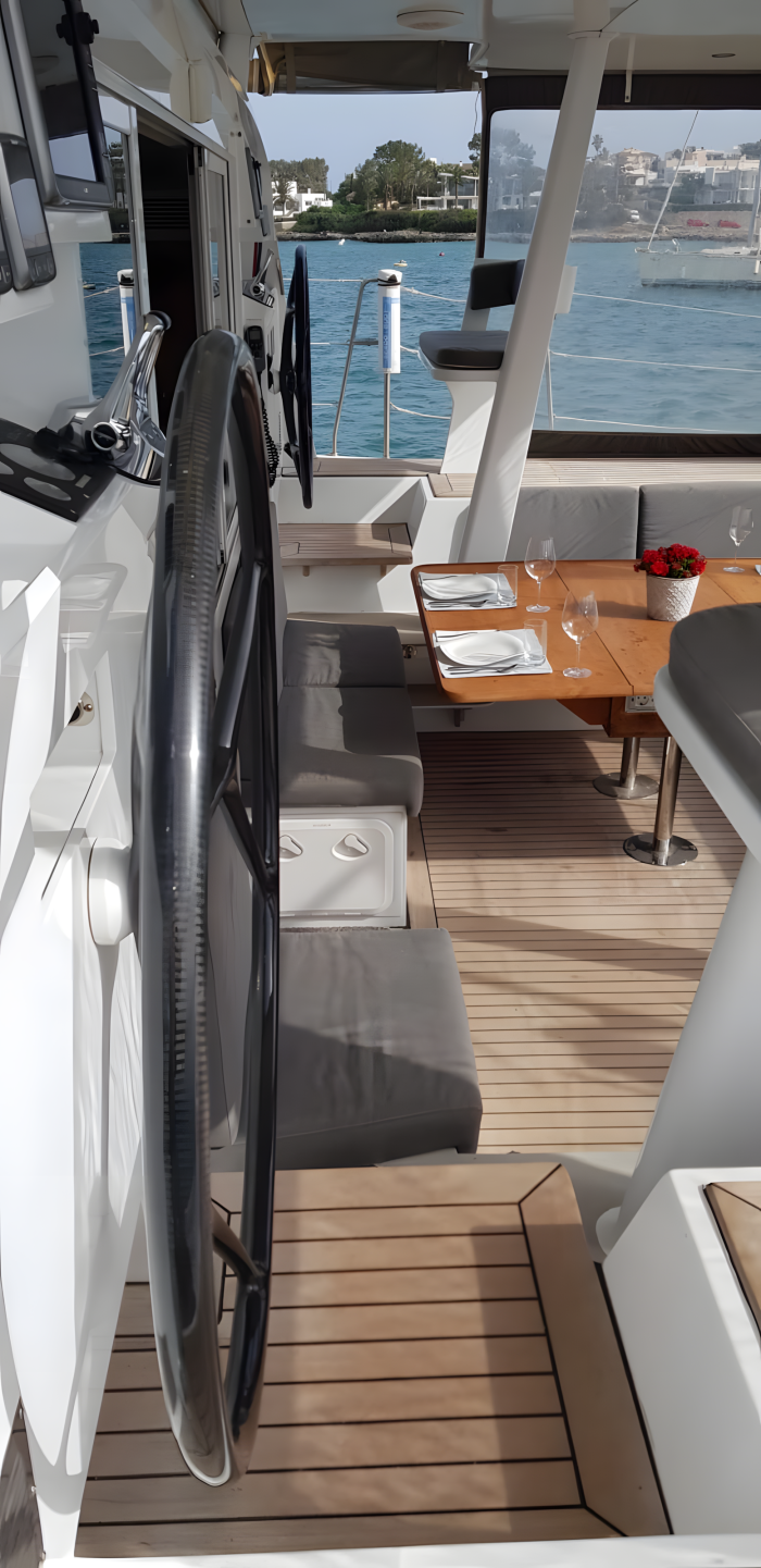 cockpit, SwissCat 55, catamaran for sale
