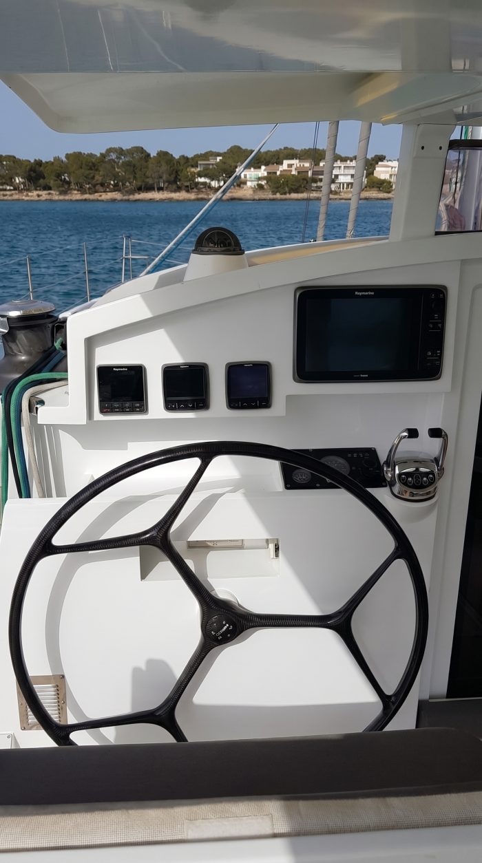 helm, SwissCat 55, catamaran for sale