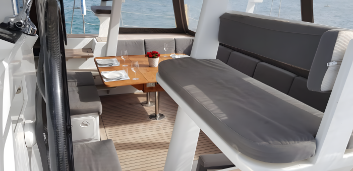 cockpit, SwissCat 55, catamaran for sale