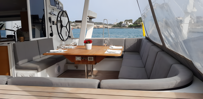 cockpit, SwissCat 55, catamaran for sale