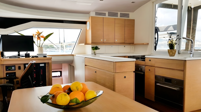 interior, SwissCat 55, catamaran for sale