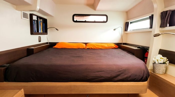 bed, SwissCat 55, catamaran for sale