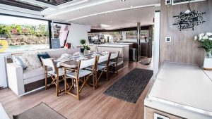 salon, Bali 5.4, catamaran for sale