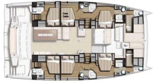 diagram, Bali 5.4, catamaran for sale