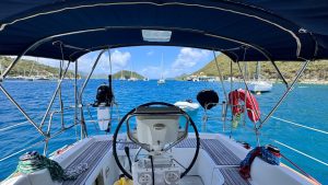 cockpit, Beneteau 31 Oceanis, sailboat for sale