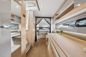 interior, Bali 4.1, catamaran for sale