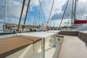 cockpit, Bali 4.1, catamaran for sale