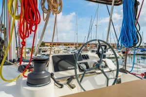 helm, Bali 4.1, catamaran for sale