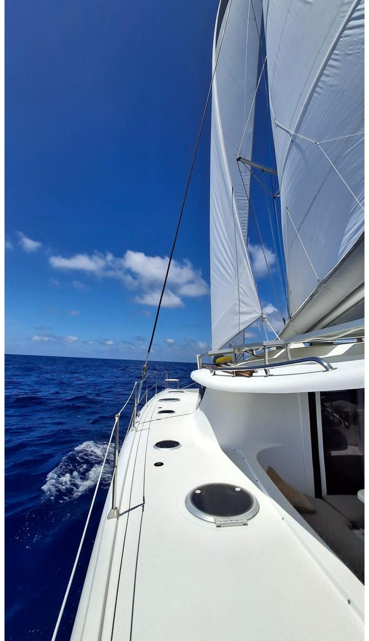 deck, FP 44 Orana, catamaran for sale