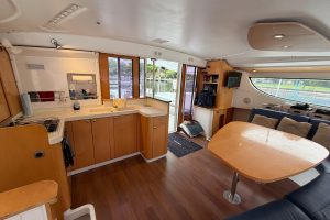 salon, FP 44 Orana, catamaran for sale