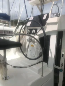 helm, Lagoon 380, catamaran for sale