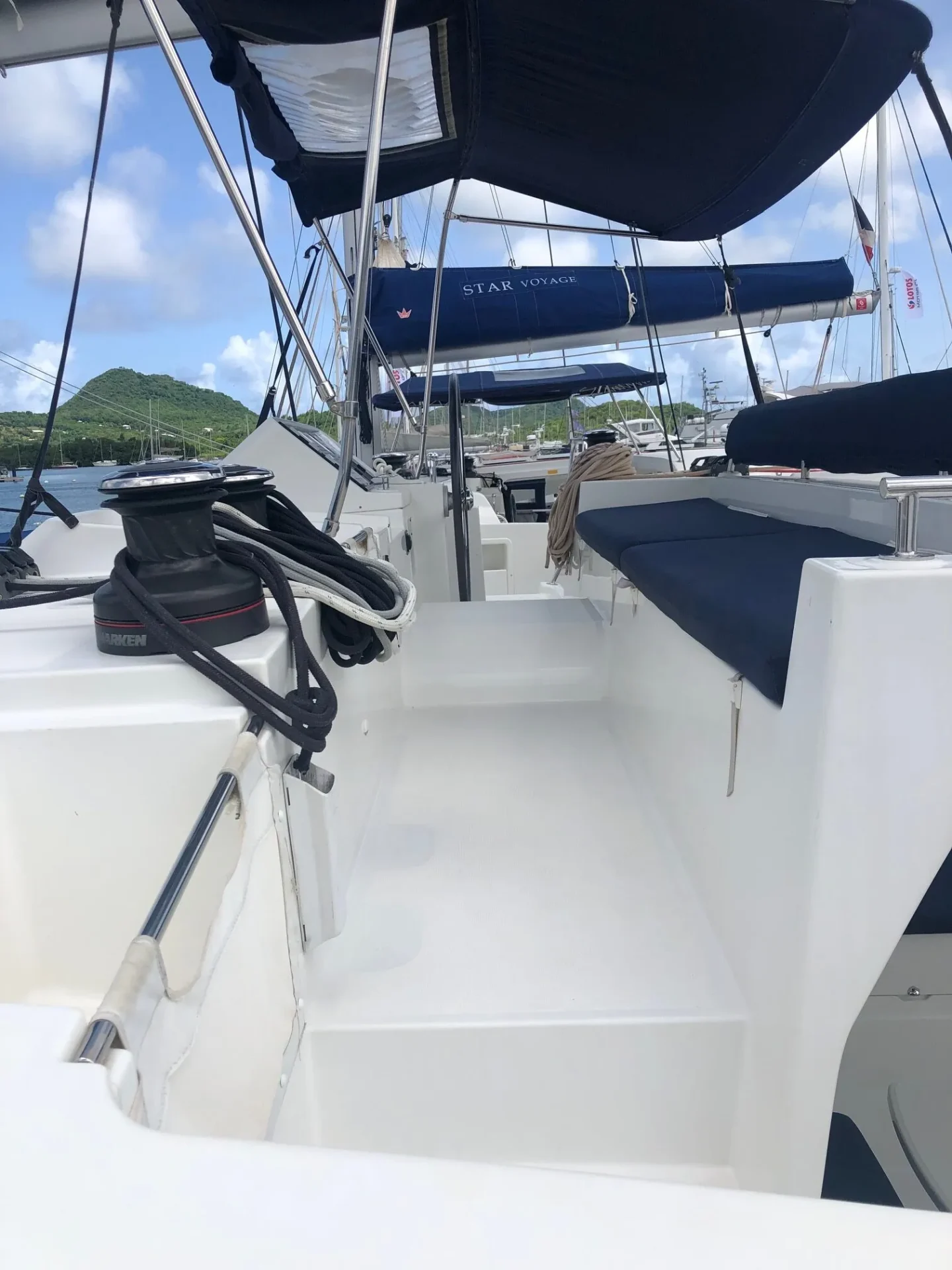 helm, Lagoon 450, catamaran for sale